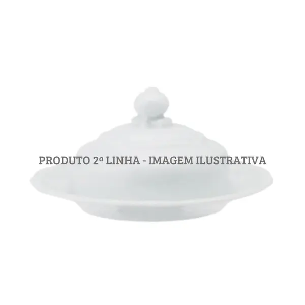 Manteigueira Porcelana Schmidt - Mod. Pomerode  114 2ª Linha