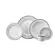 Aparelho Jantar e Chá 30 Peças Porcelana Schmidt - Dec. Aline 2263