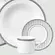 Aparelho Jantar e Chá 30 Peças Porcelana Schmidt - Dec. Aline 2263