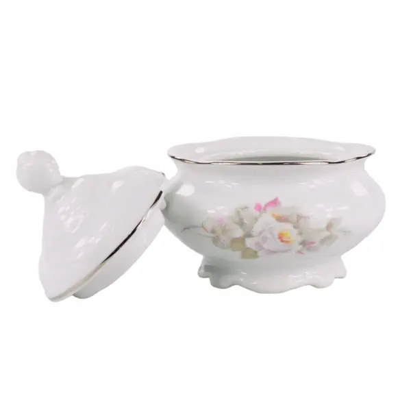 Açucareiro Porcelana Schmidt - Dec. Vitória 0397