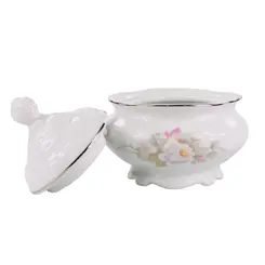 Açucareiro Porcelana Schmidt - Dec. Vitória 0397