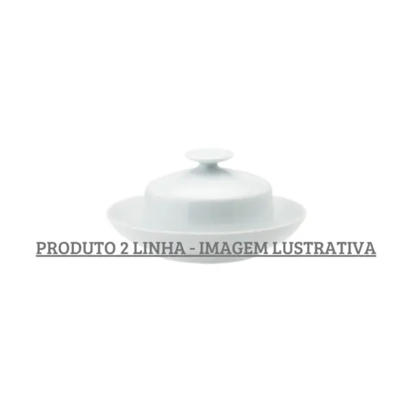Manteigueira Porcelana Schmidt - Mod. Brasilia 2ª Linha
