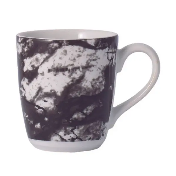 Caneca Porcelana Schmidt - Dec. Ônix Negro 2394