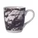 Caneca Porcelana Schmidt - Dec. Ônix Negro 2394