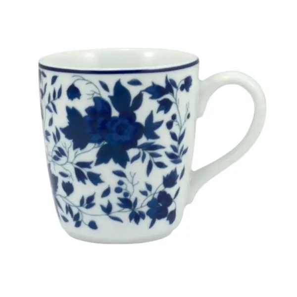 Caneca Porcelana Schmidt - Dec. Folhagem 2354