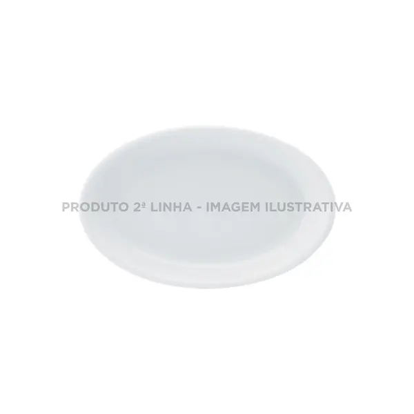 Travessa Rasa 21cm Porcelana Schmidt - Mod. DH Universal 220 2ª Linha