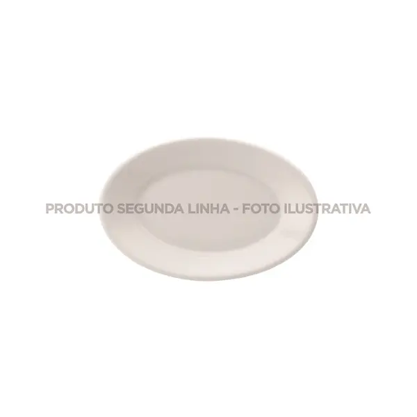 Travessa Rasa Oval 23cm Porcelana Schmidt - Mod. Convencional 022 2ª Linha