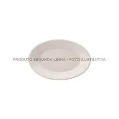 Travessa Rasa Oval 23cm Porcelana Schmidt - Mod. Convencional 022 2ª Linha