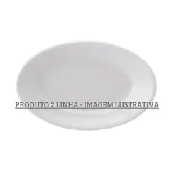 Travessa Rasa 19cm Porcelana Schmidt - Mod. Convencional 022 2ª Linha