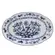 Travessa Rasa Oval 36cm Porcelana Schmidt - Dec. Cebolinha 2617