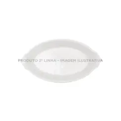 Travessa Oval com Alça 20 cm Porcelana Schmidt - Mod. Calorama 014 2ª Linha