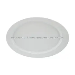 Travessa Rasa Oval 39cm Porcelana Schmidt - Mod. Artico 243 2ª Linha