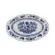 Travessa Rasa Oval 28cm Porcelana Schmidt - Dec. Cebolinha 2617