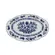 Travessa Rasa Oval 28cm Porcelana Schmidt - Dec. Cebolinha 2617