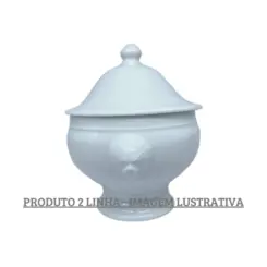 Bowl para Sopa com Tampa Porcelana Schmidt - Mod. Cabeça de Leão 113 2 ª Linha