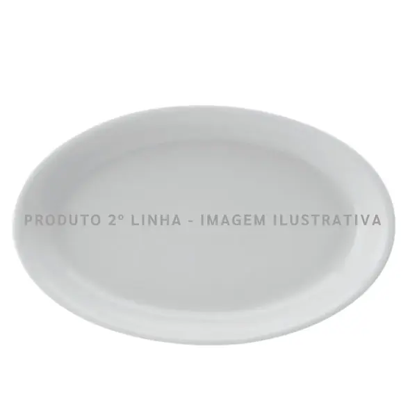 Travessa Rasa 26cm Porcelana Schmidt - Mod. DH Universal 220 2ª Linha