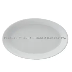 Travessa Rasa 26cm Porcelana Schmidt - Mod. DH Universal 220 2ª Linha