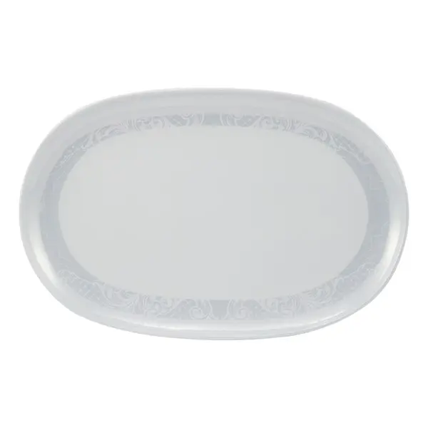 Travessa Rasa Oval 36cm Porcelana Schmidt - Dec. Arabesco 2363
