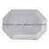 Travessa Rasa Oitavada 28cm Porcelana Schmidt - Mod. Prisma 077 2ª Linha