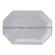 Travessa Rasa Oitavada 28cm Porcelana Schmidt - Mod. Prisma 077 2ª Linha