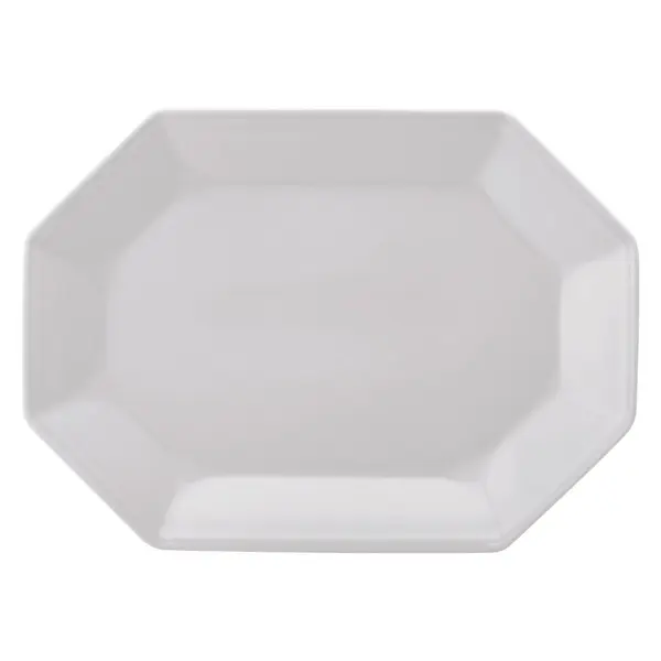 Travessa Rasa Oitavada 36cm Porcelana Schmidt - Mod. Prisma 077