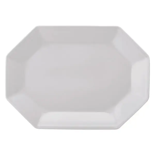 Travessa Rasa Oitavada 36cm Porcelana Schmidt - Mod. Prisma 077