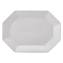 Travessa Rasa Oitavada 36cm Porcelana Schmidt - Mod. Prisma 077
