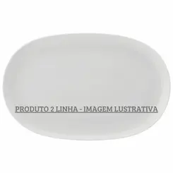 Travessa Rasa Oval 36 cm Porcelana Schmidt - Mod. 088 2ª Linha