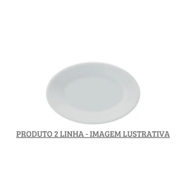 Travessa Rasa 17cm Porcelana Schmidt - Mod. Convencional 022 2ª Linha