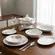 Aparelho de Jantar 41 Peças Porcelana Schmidt - Dec. Vitoria 0397