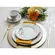 Aparelho de Jantar 41 Peças Porcelana Schmidt - Dec. Vitoria 0397