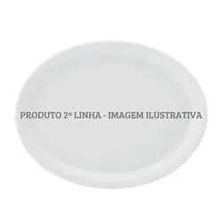 Travessa Rasa Oval 29cm Porcelana Schmidt - Mod. Protel 073 2ª Linha
