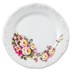 Prato Raso Porcelana Schmidt - Dec. Eterna E351