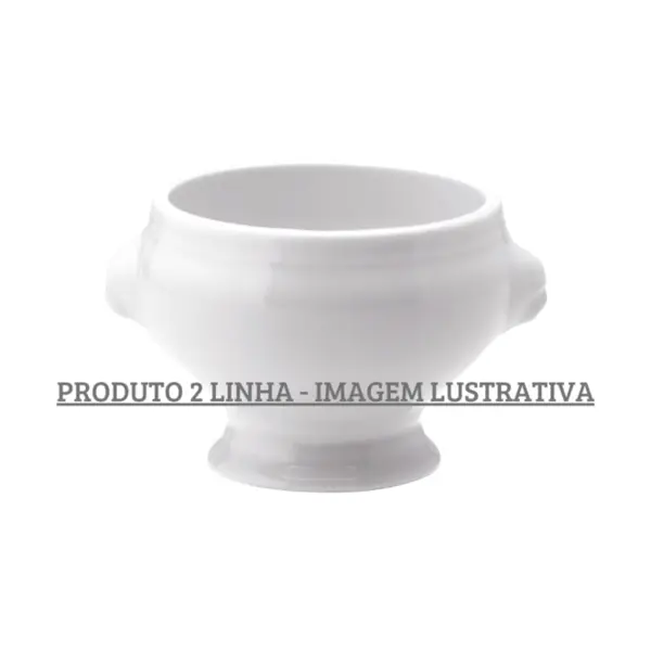 Bowl para Sopa Porcelana Schmidt - Mod. Cabeça de Leão 2 ª Linha
