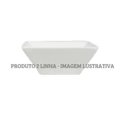 Bowl Quadrada Porcelana Schmidt - Mod. Couvert 214 2ª Linha