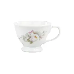 Xicara Café sem Pires com Pé Porcelana Schmidt - Dec. Eterna E351