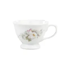 Xicara Café sem Pires com Pé Porcelana Schmidt - Dec. Eterna E351
