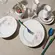 Aparelho Jantar e Chá 30 Peças Porcelana Schmidt - Dec. Maresias 2405