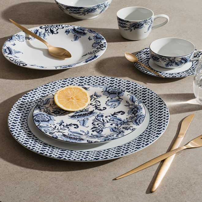 Aparelho de Jantar 42 Peças Vitória Porcelana Schmidt