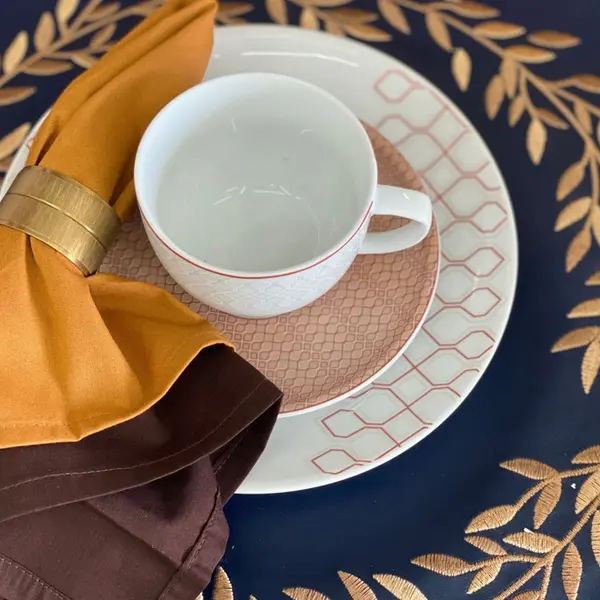 Aparelho Jantar e Chá 30 Peças Porcelana Schmidt - Dec. Jericoacoara 2401