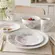 Aparelho com Bowl e Caneca 16 Peças Porcelana Schmidt - Dec. Maresias 2405