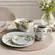 Aparelho com Bowl e Caneca 16 Peças Porcelana Schmidt - Dec. Caioba 2403