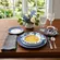 Aparelho Jantar e Chá 30 Peças Porcelana Schmidt - Dec. Tamandaré 2402