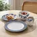 Aparelho com Bowl e Caneca 16 Peças Porcelana Schmidt - Dec. Tamandaré 2402