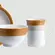 Aparelho com Bowl e Caneca 16 Peças Porcelana Schmidt - Dec. Garopaba 2404