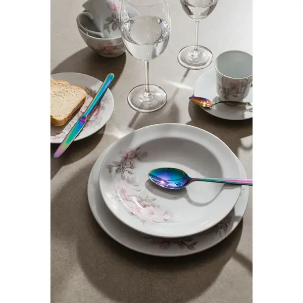 Prato Sobremesa Porcelana Schmidt - Dec. Maresias 2405