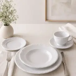 Aparelho Jantar e Chá 20 Peças Porcelana Schmidt - Mod. Pomerode 114