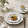 Aparelho Jantar e Chá 20 Peças Porcelana Schmidt - Mod. Prisma 077
