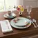Aparelho Jantar e Chá 20 Peças Porcelana Schmidt - Dec. Romantica 2ª LINHA E005