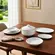 Aparelho de Jantar 41 Peças Porcelana Schmidt - Dec. Filetado Ouro Itamaraty 0010